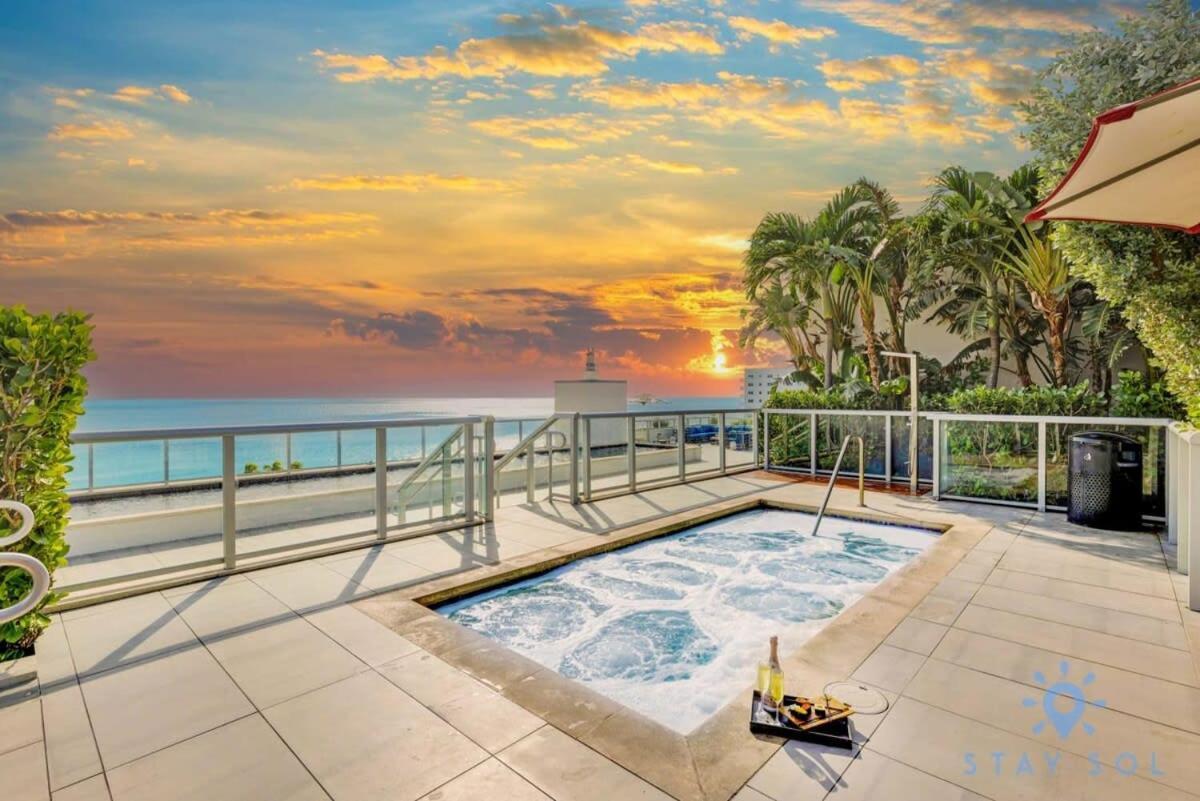 Beachfront Condo-Roofto Pool- 2 Bedrooms 2 Bedroom ! Hollywood Luaran gambar